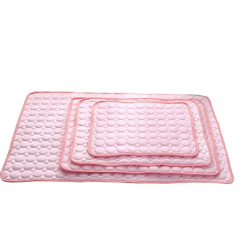 Summer Cool Comfort Pet Pad - Ice Silk Cooling Nest for Dogs and Cats