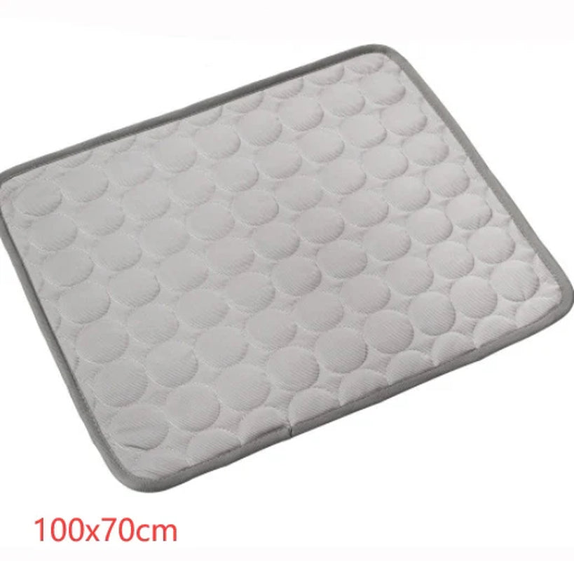 Summer Cool Comfort Pet Pad - Ice Silk Cooling Nest for Dogs and Cats