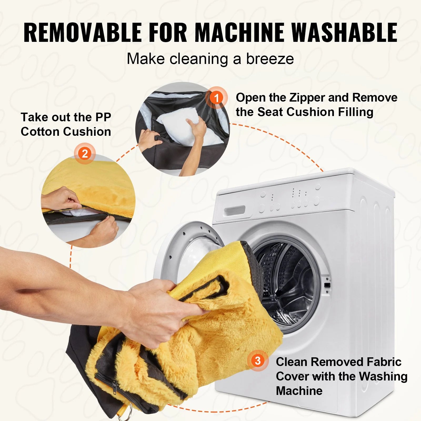 Premium VEVOR Dog Booster Car Seat - Safe & Comfortable Pet Seat for Small Dogs Up to 25lbs - Stylish Black Design