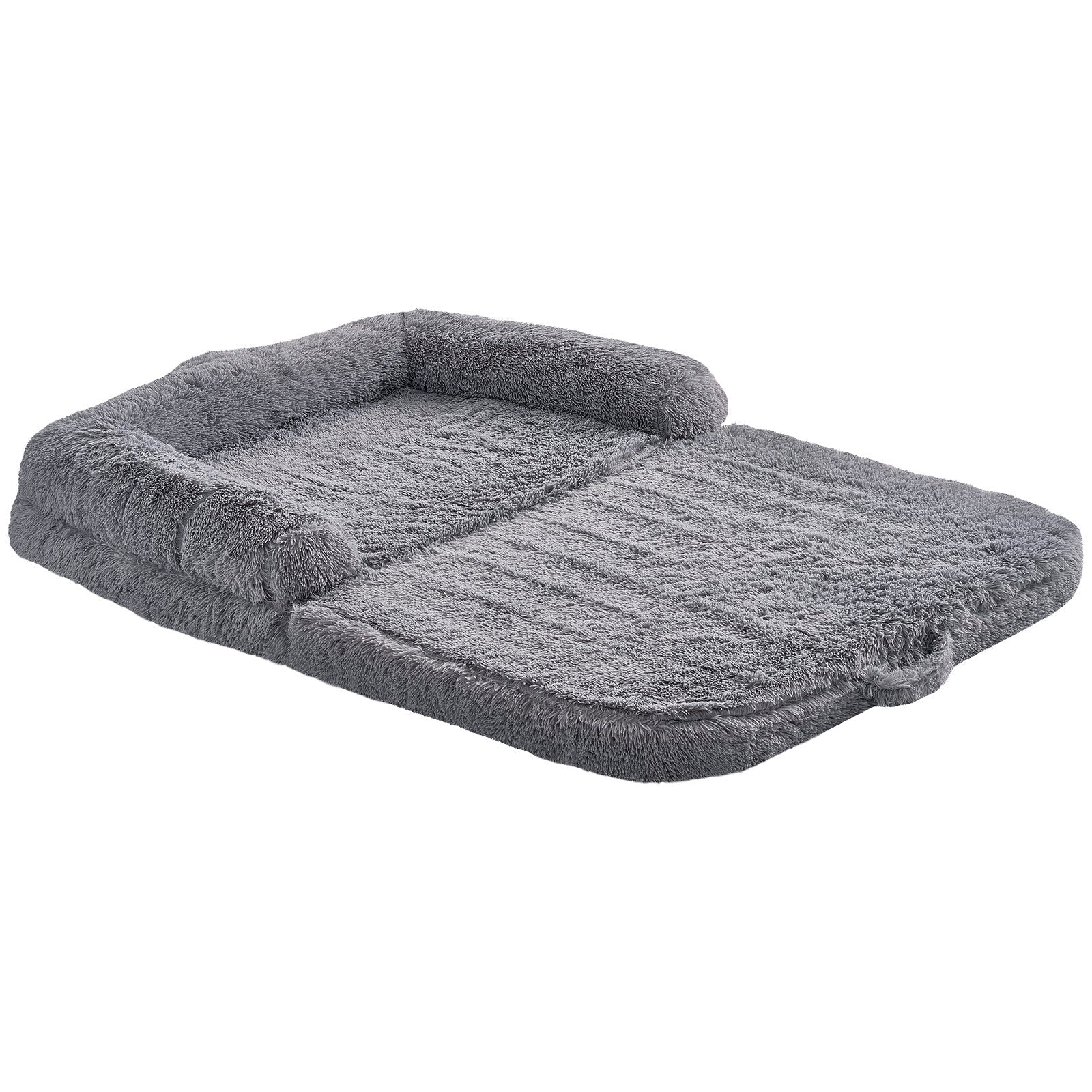 Large 72" x 48" VEVOR Human Dog Bed - Washable PV Velvet Comfort for Pets and Owners